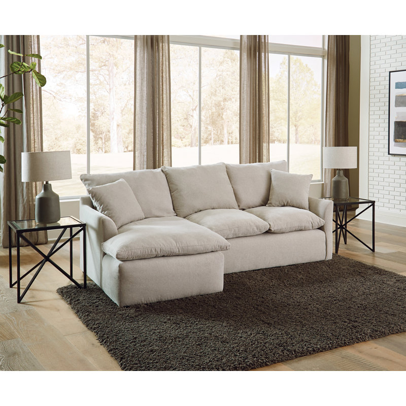 Wade Logan® Beauen 96" Wide Sofa & Chaise & Reviews Wayfair